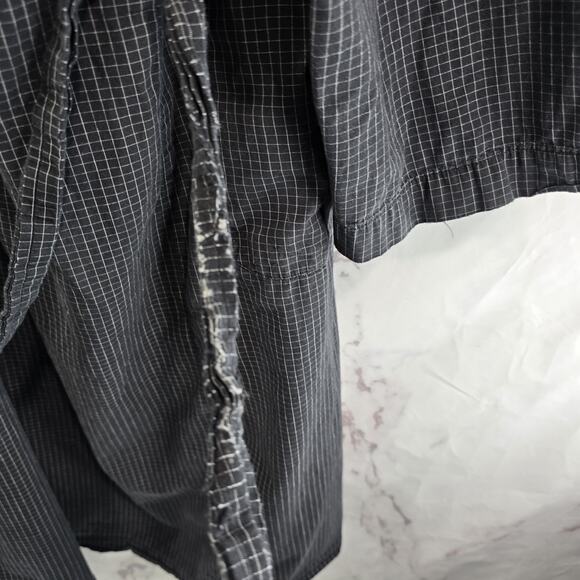 Polo Ralph Lauren Robe Mens Small Medium Black Vintage Plaid Bath Lightweight - Picture 4 of 11